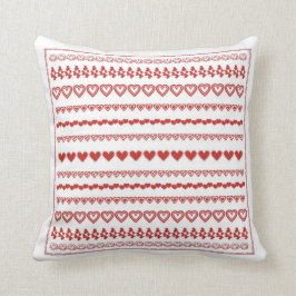 Kärlek för hjärtahjärtahjärtor kudde