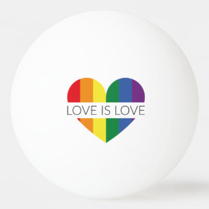 Kärlek för illustrationen LGBT är kärlek Pingisboll
