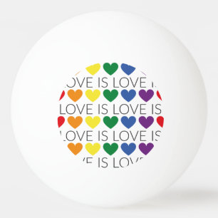 Kärlek för illustrationen LGBT är kärlek Pingisboll