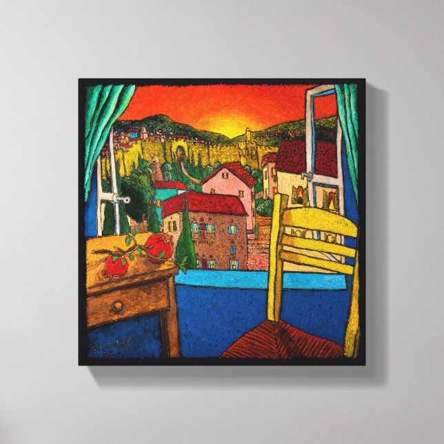 Kärlek för Jerusalem, Jonathan Kis-Lev-Kanvastryck Canvastryck (Framsida)