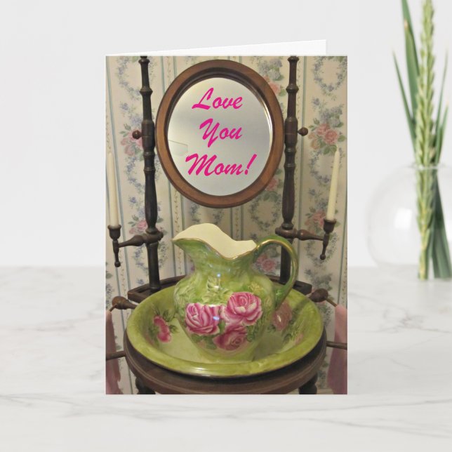 Kärlek för Mamma Tack Kort (Framsida)