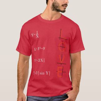 KÄRLEK FÖR MATEMATIK LÖSNING familj T Shirt