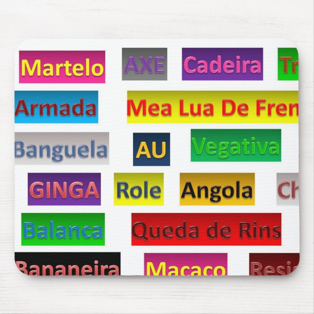 kärlek för mousepadkampsportcapoeira musmatta (Framsidan)