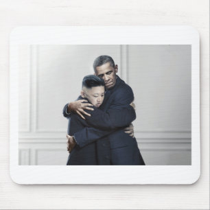 Kärlek för Obama Kim Jong Un Nordkorea Musmatta