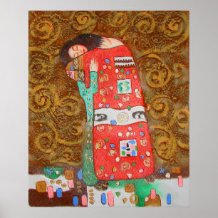 Kärlek för pansar för Gustav Klimt affisch~ Poster