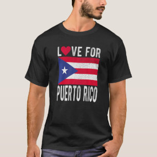 Kärlek för Puerto Rico Premium T Shirt