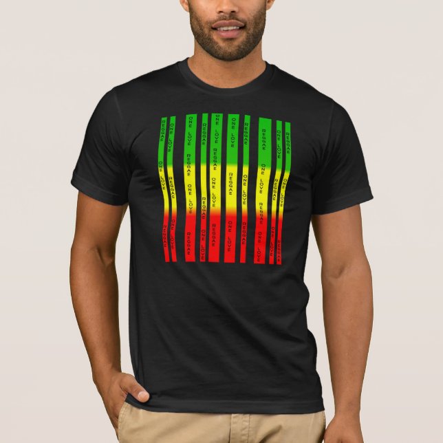 Kärlek för Reggae en Tee Shirt (Framsida)