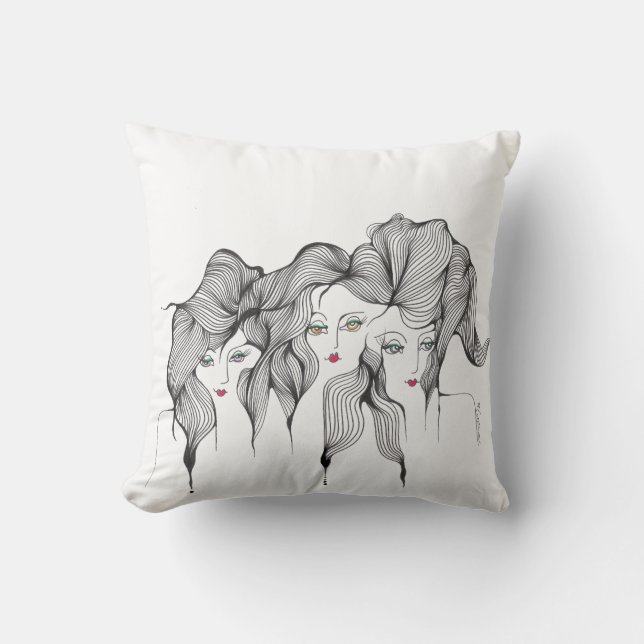 Kärlek för Salud Dinero y tre önskemål Kudde (Framsida)