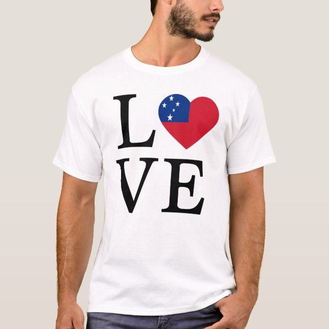 Kärlek för Samoa T Shirt (Framsida)