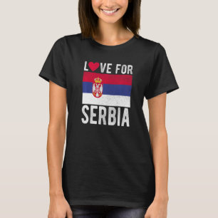 Kärlek för Serbien Premium T Shirt