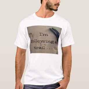 Kärlek för slinga för strandSandfotspår T-shirt