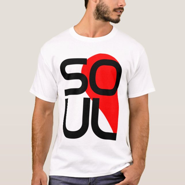 kärlek för soulmaten för manarkvinnor kopplar ihop t-shirt (Framsida)