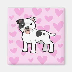 Kärlek för Staffordshire tjurTerrier Magnet