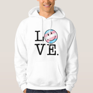Kärlek för Transgenderprideflagga Hoodie