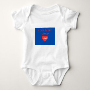 Kärlek För Varje Barn Hjärtformad Design T-Shirt F