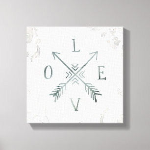 Kärlek för vattenfärgWanderlustäventyr III   Canvastryck