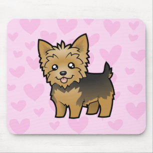 Kärlek för Yorkshire Terrier (kort hår ingen Musmatta
