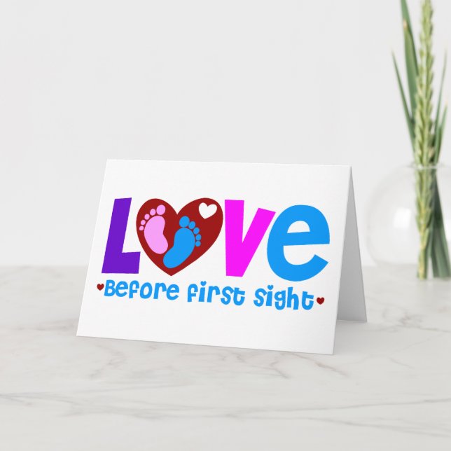 Kärlek före första synen meddelande (Framsida)