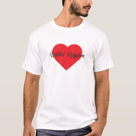 Kärlek Förenade kungariket T Shirt