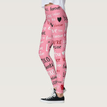 Kärlek Forever - Alla hjärtans dag Typografi Mönst