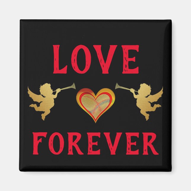 Kärlek Forever Magnet (Framsidan)