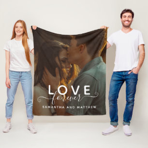 Kärlek Forever par Photo Fleecefilt
