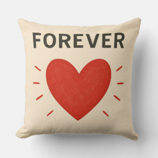Kärlek Forever Pillow Kudde