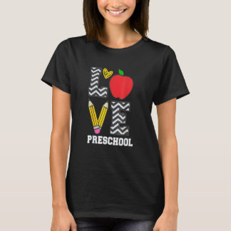 Kärlek Förskola För K Lärare T Shirt