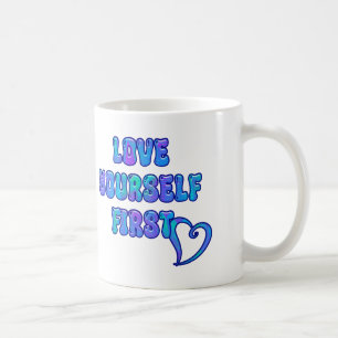 kärlek först kaffemugg