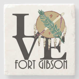 KÄRLEK Fort Gibson Oklahoma Stenunderlägg