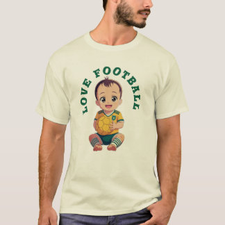 Kärlek-fotbollen T-Shirt Baby Bodykostym