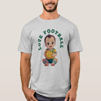 Kärlek-fotbollen T-Shirt Baby Bodykostym