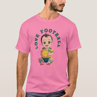 Kärlek-fotbollen T-Shirt Baby Bodykostym