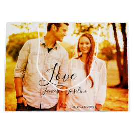 Kärlek fotoadd namn est. Datum år bröllop par