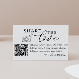 Kärlek fotoalbum QR-kod Tilläggskort