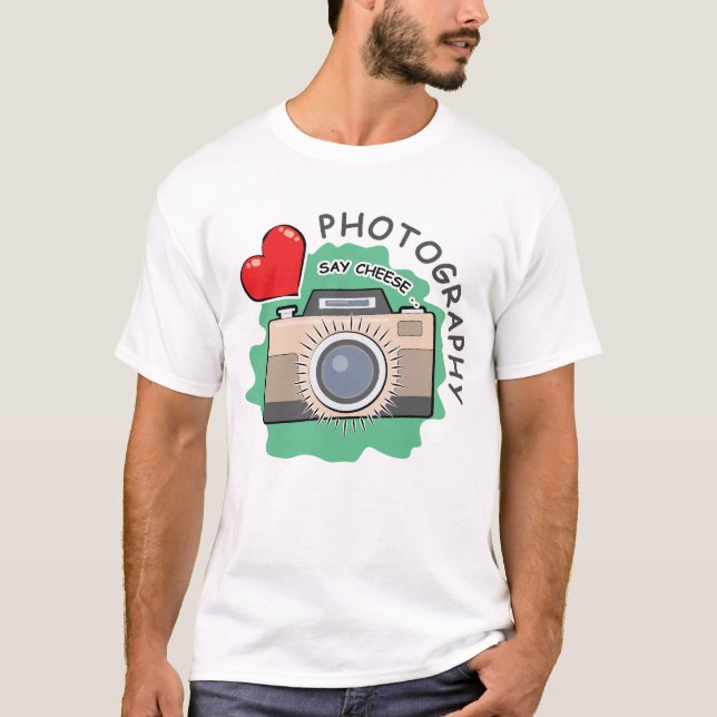 Kärlek Fotografi T Shirt (Framsida)