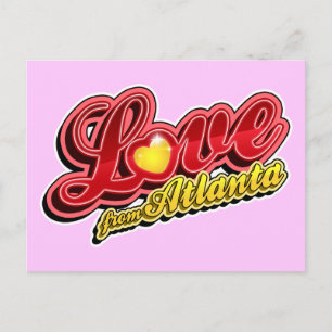 Kärlek från Atlanta Vykort
