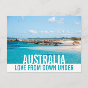 Kärlek från Australien Beach Ligcape Paradise Vykort