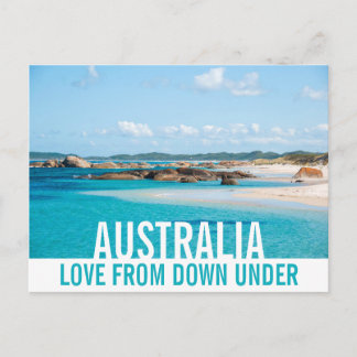 Kärlek från Australien Beach Ligcape Paradise Vykort