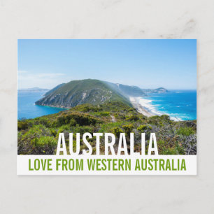 Kärlek från Australien Kustlandskap Klippor Vykort
