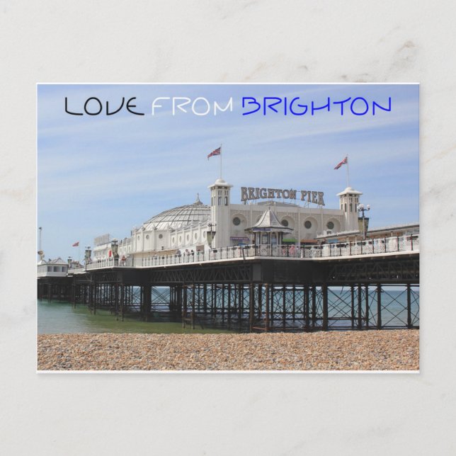 Kärlek från Brighton Vykort (Framsida)