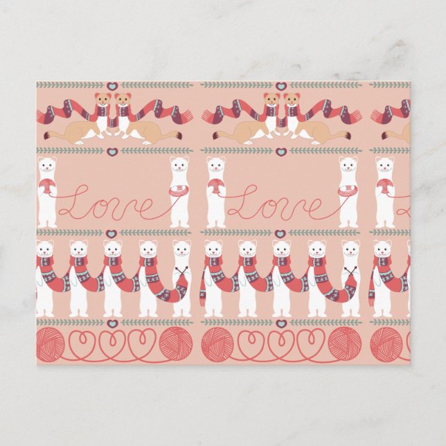 Kärlek från Ermines Postcard Vykort (Framsida)