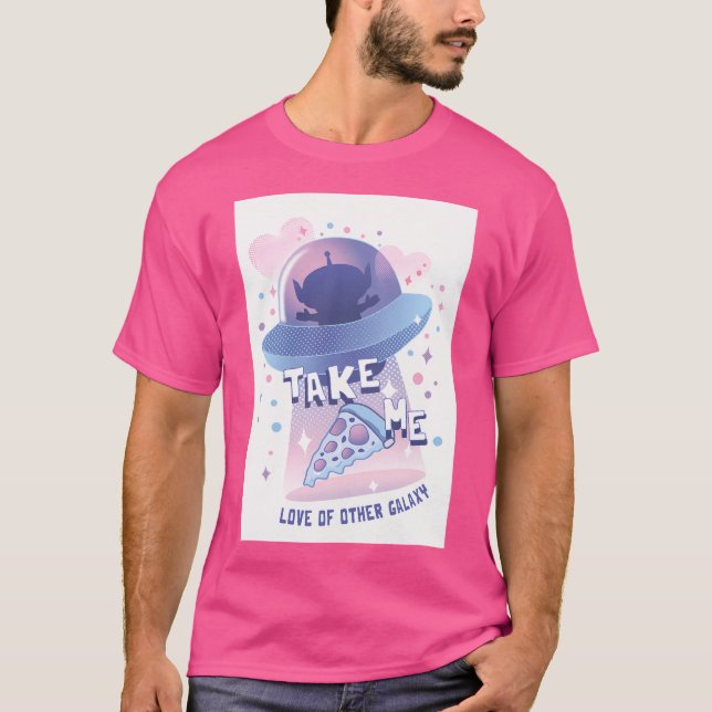 Kärlek från ett annat Galaxy T Shirt (Framsida)