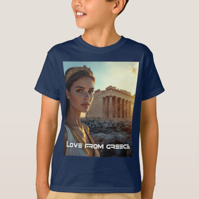 KÄRLEK FRÅN GREKLAND T SHIRT (Framsida)