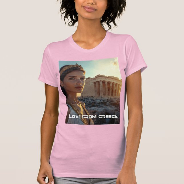 KÄRLEK FRÅN GREKLAND T SHIRT (Framsida)