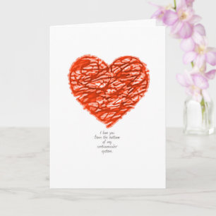 Kärlek från grund i mitt kardiovaskulära system. kort