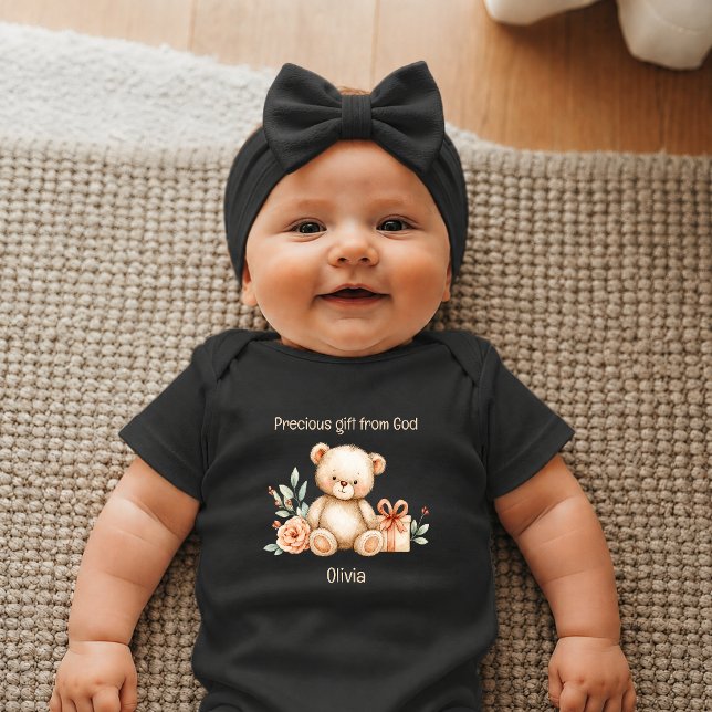 Kärlek från Gud Nalle Nyfödd T Shirt (Skapare uppladdad)
