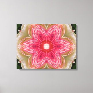 Kärlek från innanför Flower Mandala Canvastryck