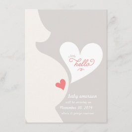 Kärlek från Mamma Tummy Gravid Meddelande om 