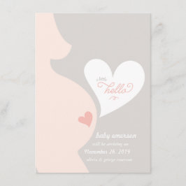 Kärlek från Mamma Tummy Gravid Meddelande om 